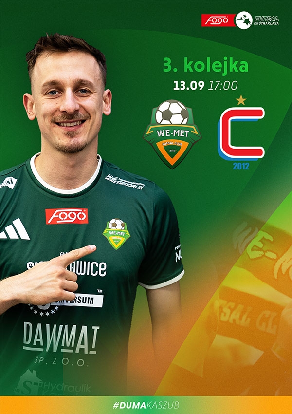 Bilety WE-MET Futsal Club Gmina Sierakowice vs Constact Olsztyn