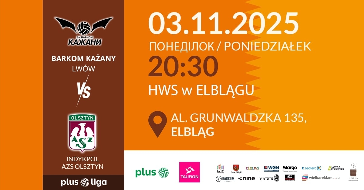 Barkom Każany Lwów vs Indykpol AZS Olsztyn